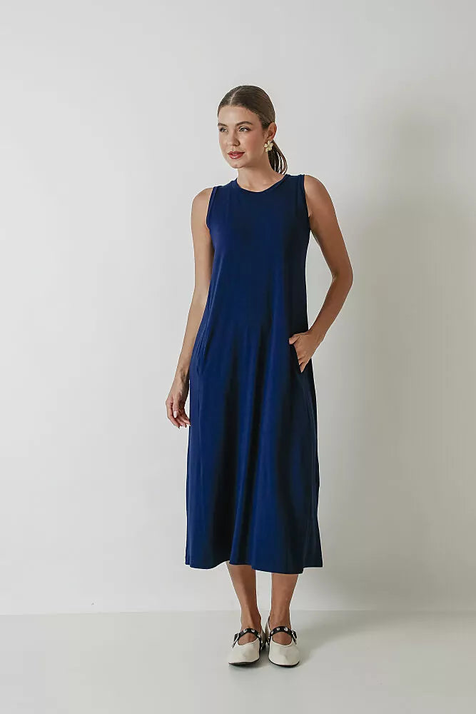 Vestido Visco Regata