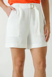 Shorts tecido plano