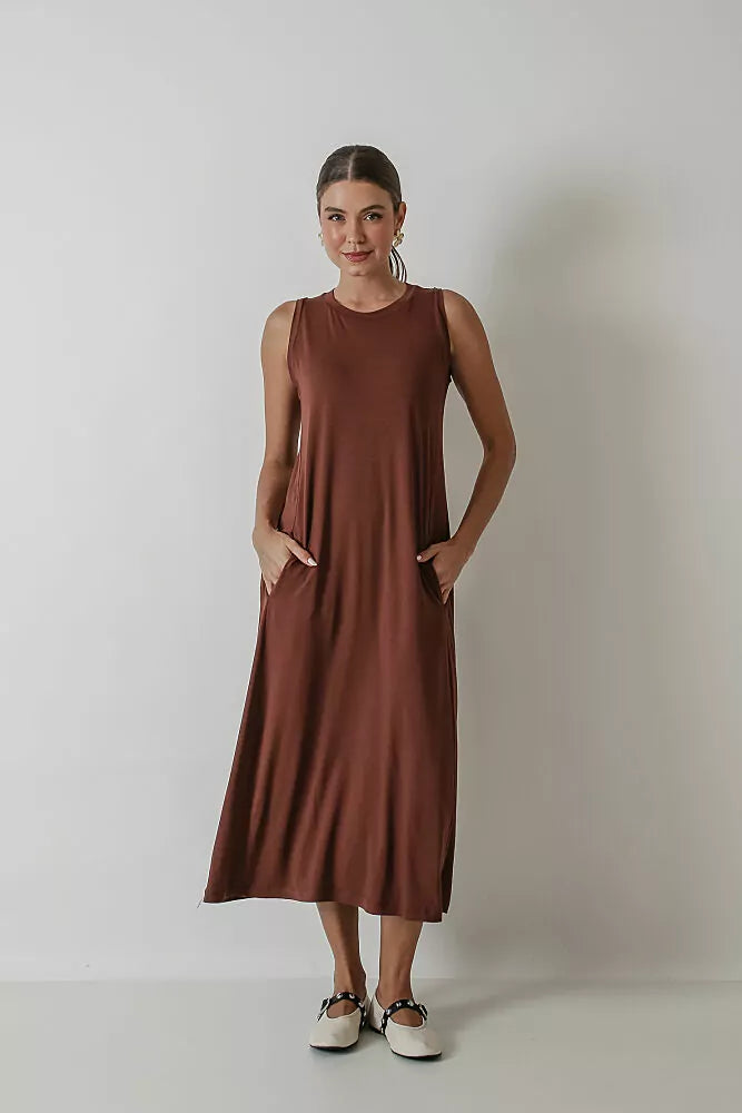 Vestido Visco Regata