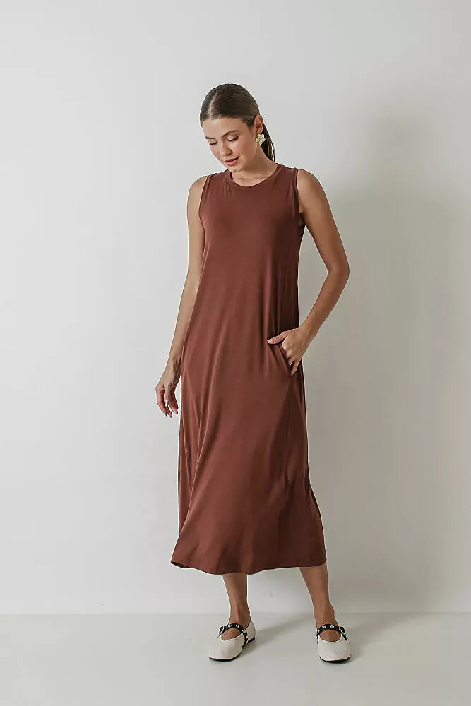 Vestido Visco Regata